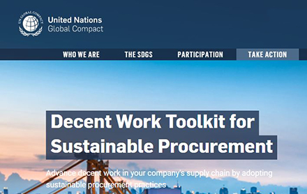 Sustainable procurement with the UN Global Compact