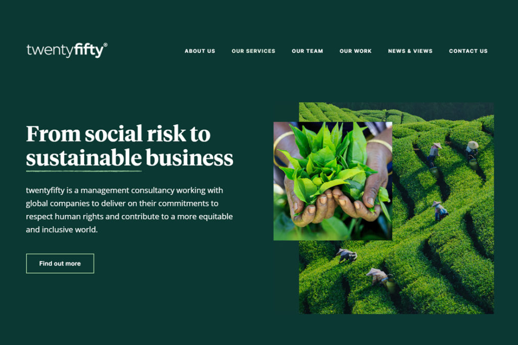 ‘From social risk to sustainable business’ – how we’ve refreshed twentyfifty