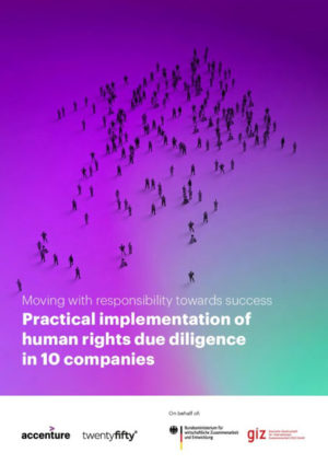 Practical implementation of human rights due diligence in 10 companies