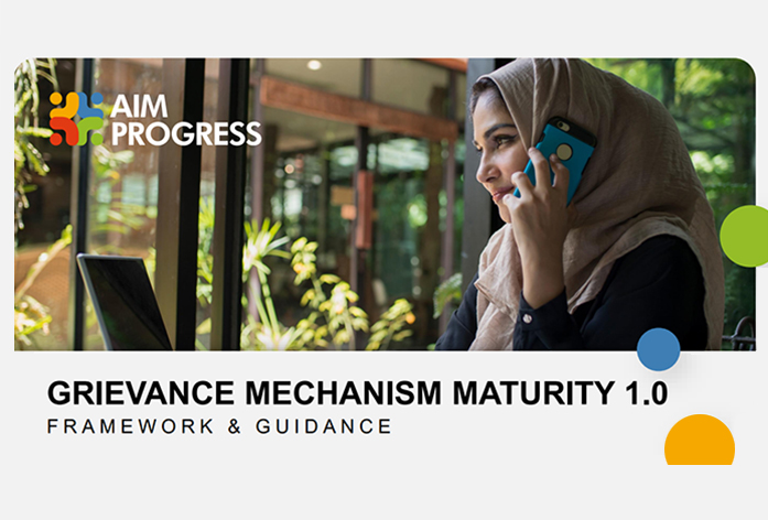 Creating a tool for improving grievance mechanisms for AIM-Progress members