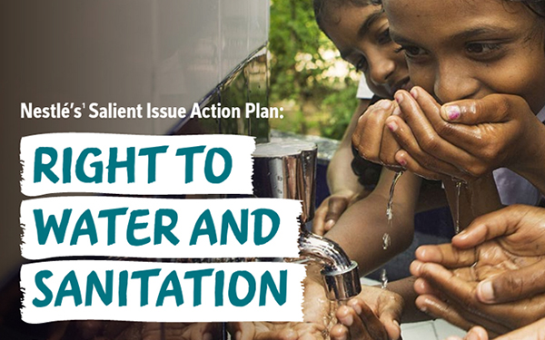 Crafting an action plan for Nestlé on the human right to water and sanitation