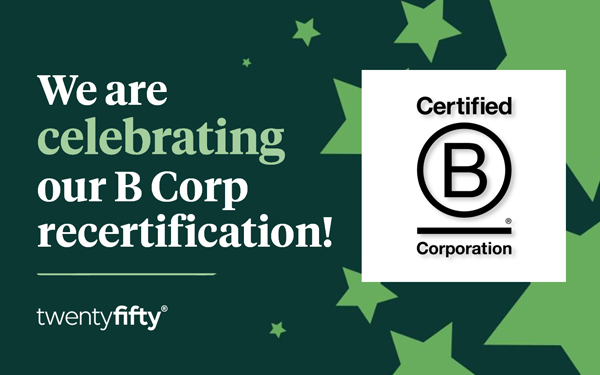 We are excited to have been recertified as a B Corp
